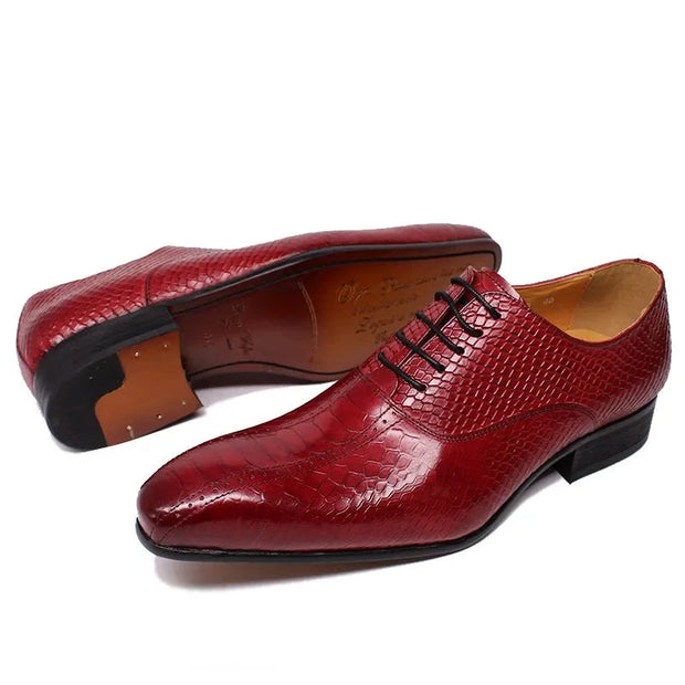 Fashion Handmade Men's Genuine Leather Shoes