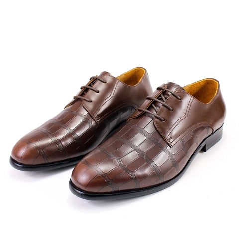 Luxury Italian Men Derby Shoes