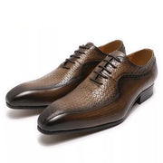 Lace Up Genuine Leather Shoes for Men