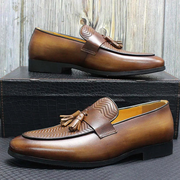 Male Fashion Handmade Slip on Outdoor Casual Shoes