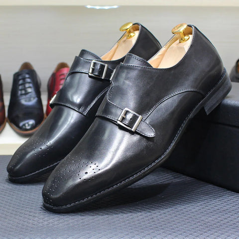 Classic Men Slip on Formal Dress Shoes