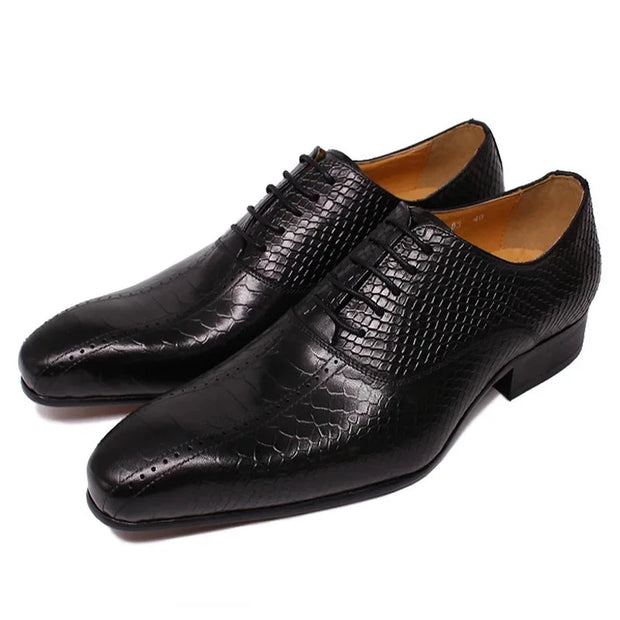 Fashion Handmade Men's Genuine Leather Shoes