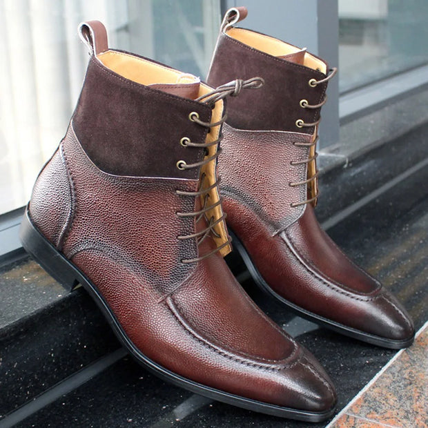 High Quality Pointed Toe Male Western Boots