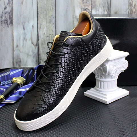 Genuine Leather Men's Sneakers