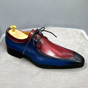 Vintage Derby Design Genuine Cow Leather Male Shoes