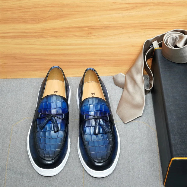 Men's Fringe Slip on Tassel Fashion Sneakers