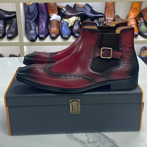 Luxury Men's Dress Ankle Boots