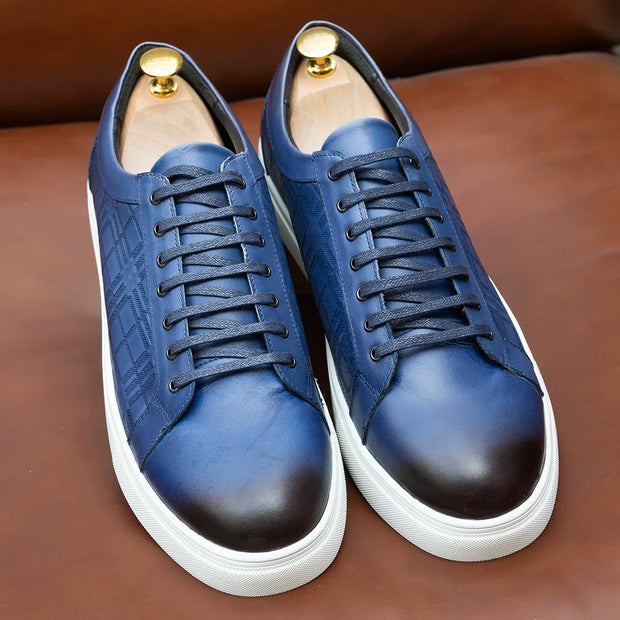 Cow Leather Men Casual Shoes