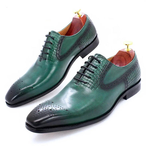 Luxury Brand Men's Oxford Shoes