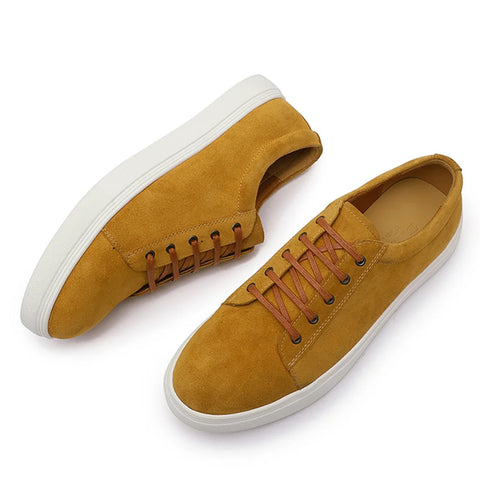 Men Breathable Lace Up Formal Sneakers