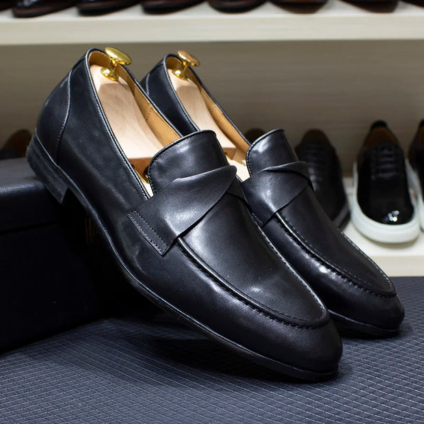 Classic Designer Men Loafers Genuine Leather Shoes