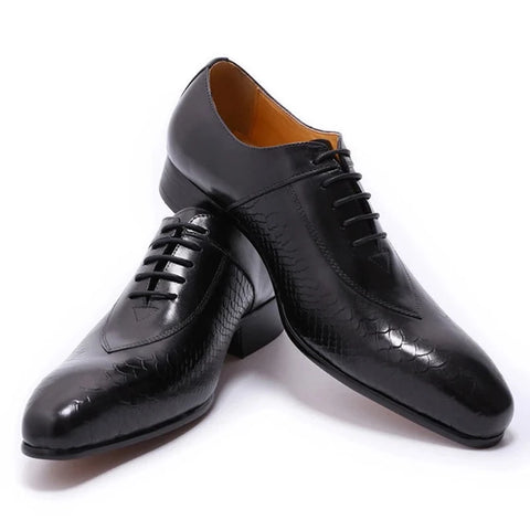 Fashion Handmade Lace Up Men Dress Shoes