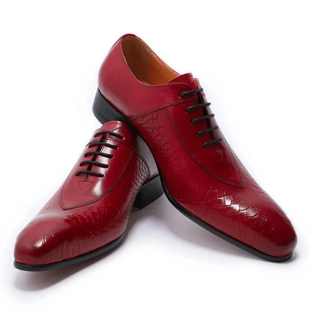 Fashion Handmade Lace Up Men Dress Shoes