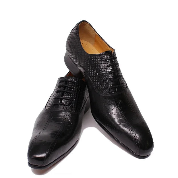 Fashion Handmade Men's Genuine Leather Shoes