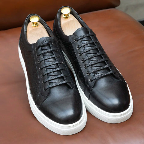 Cow Leather Men Casual Shoes