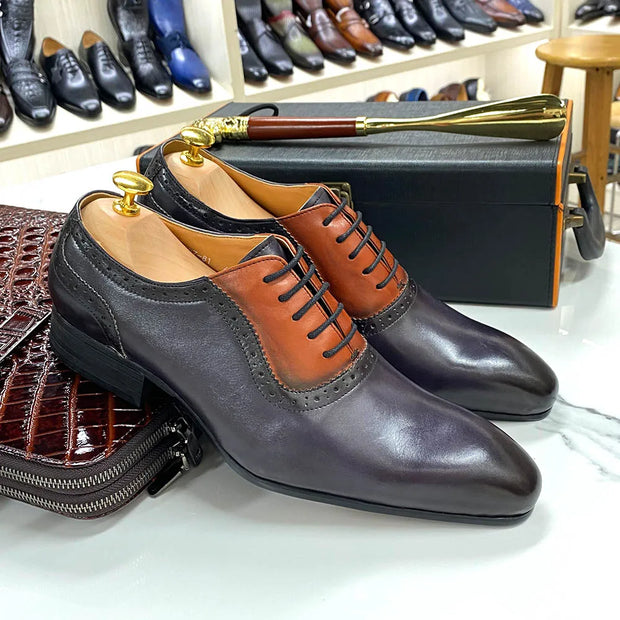 Handmade Oxford Dress Shoes For Men