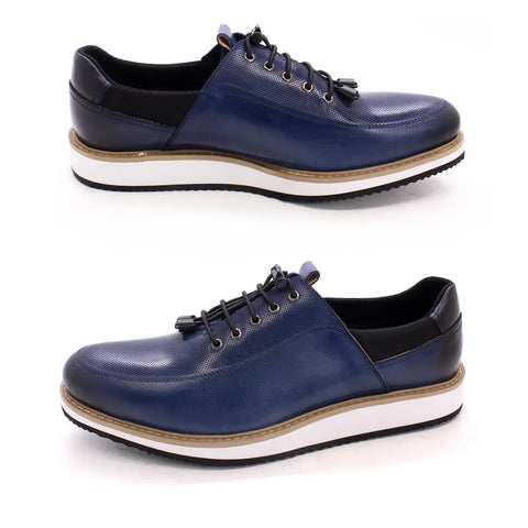 Lace-Up Breathable Flat Sneakers For Men