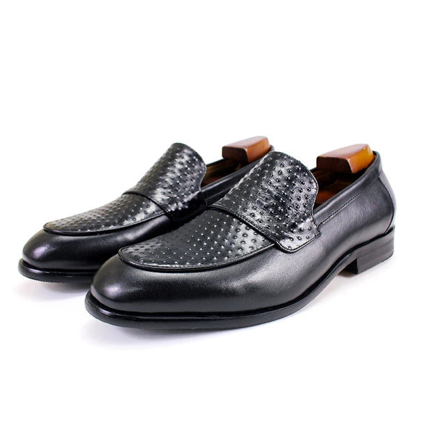 Fashion Men Loafers Genuine Leather Dress Shoes