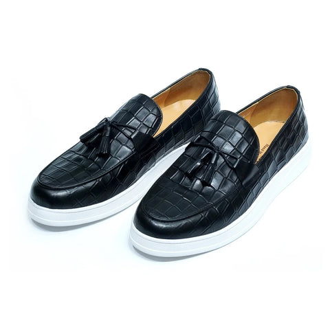 Men's Fringe Slip on Tassel Fashion Sneakers