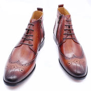 Men's Genuine Leather Ankle Boots