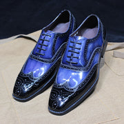 Luxury Lace Up Wingtip Dress Shoes for Men