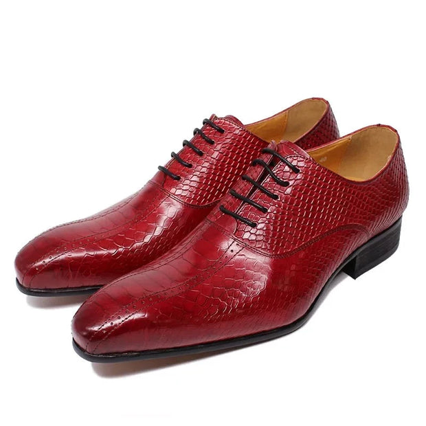 Fashion Handmade Men's Genuine Leather Shoes