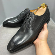 Luxury Brand Men's Oxford Shoes