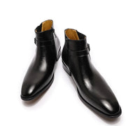 High Grade Zipper Buckle Strap Chelsea Boot