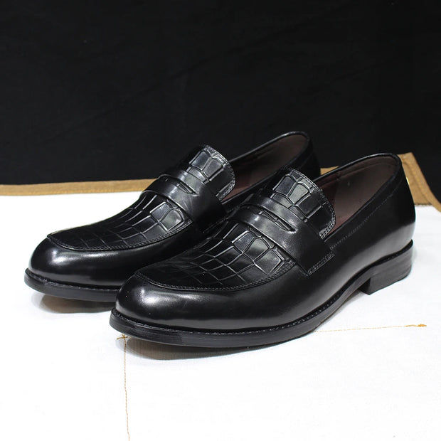 Genuine Leather Men Casual Loafer Shoes