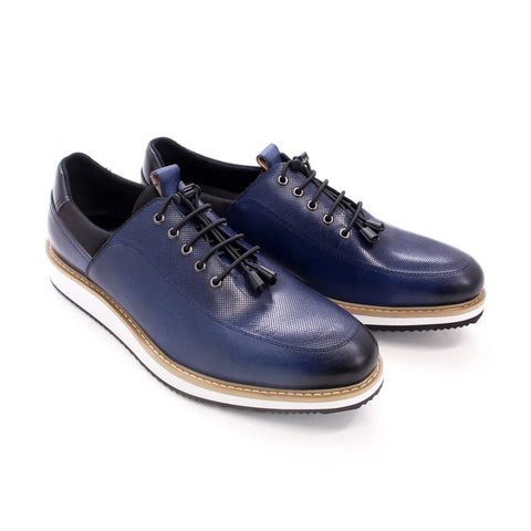 Lace-Up Breathable Flat Sneakers For Men