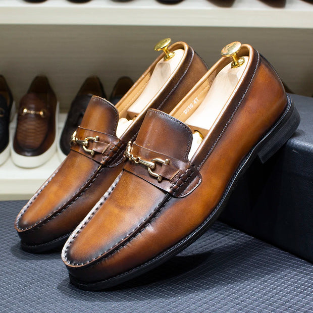 Handmade Genuine Leather Male Dress Shoes