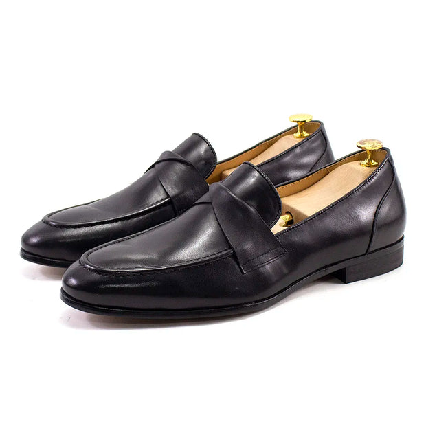 Classic Designer Men Loafers Genuine Leather Shoes