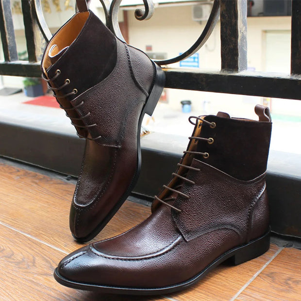 High Quality Pointed Toe Male Western Boots