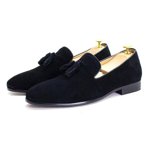 Luxury Men's Tassel Loafers Wedding Dress Shoes