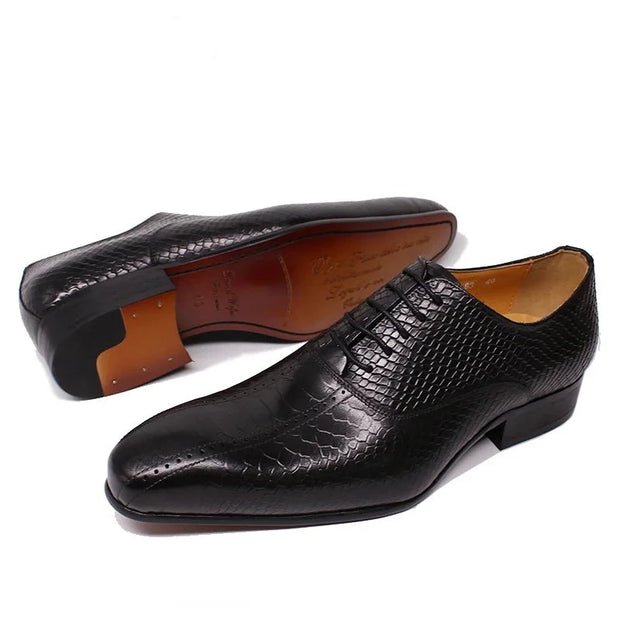 Fashion Handmade Men's Genuine Leather Shoes