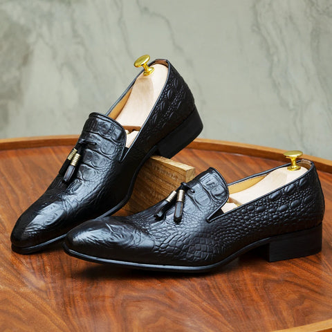 Luxury Mens Tassel Loafer Dress Shoes