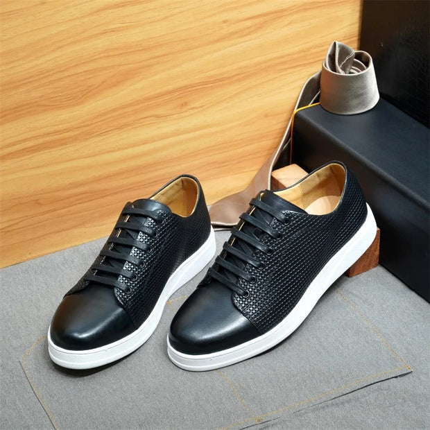 Classic Winter British Style Men's Flat Sneakers