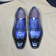 Luxury Lace Up Wingtip Dress Shoes for Men