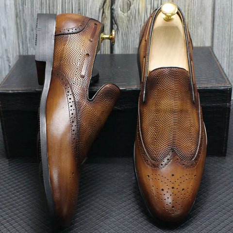 Luxury Men Slip on Office Business Dress Shoes