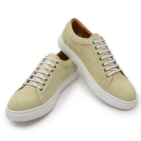 Men Breathable Lace Up Formal Sneakers