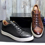 Genuine Leather Men's Sneakers