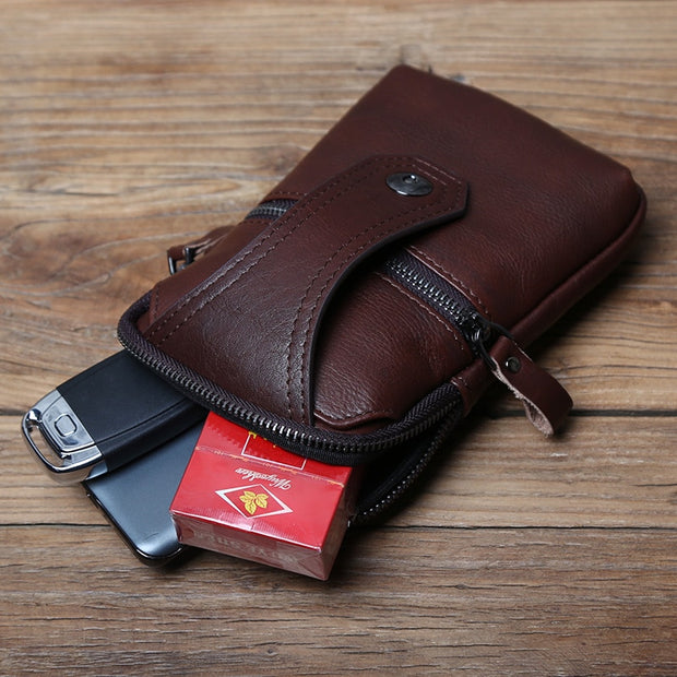 Wear Belt Vertical Shoulder Mobile Phone Bag