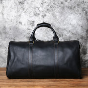 Men's Retro Crazy Horse Cowhide Leather Travel Bag