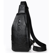 Luxury Brand Men Leather Chest Bag