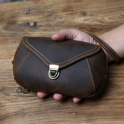 Crazy-horse Leather Waist Bag