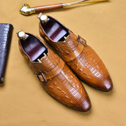 Crocodile Pattern Men Shoes