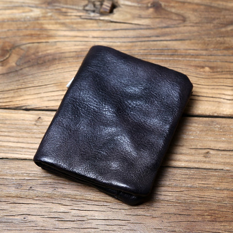 Men's Cowhide Retro Wallet