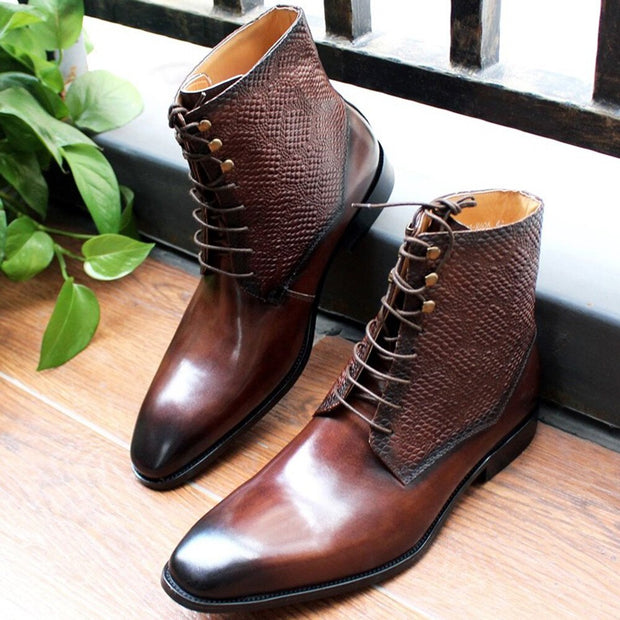 Italian Design Mens Ankle Boots