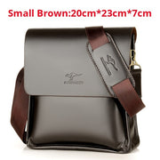 Luxury Kangaroo Brand Leather Messenger Bag