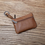 Top Layer Cowhide Leather Mini Coin Purse